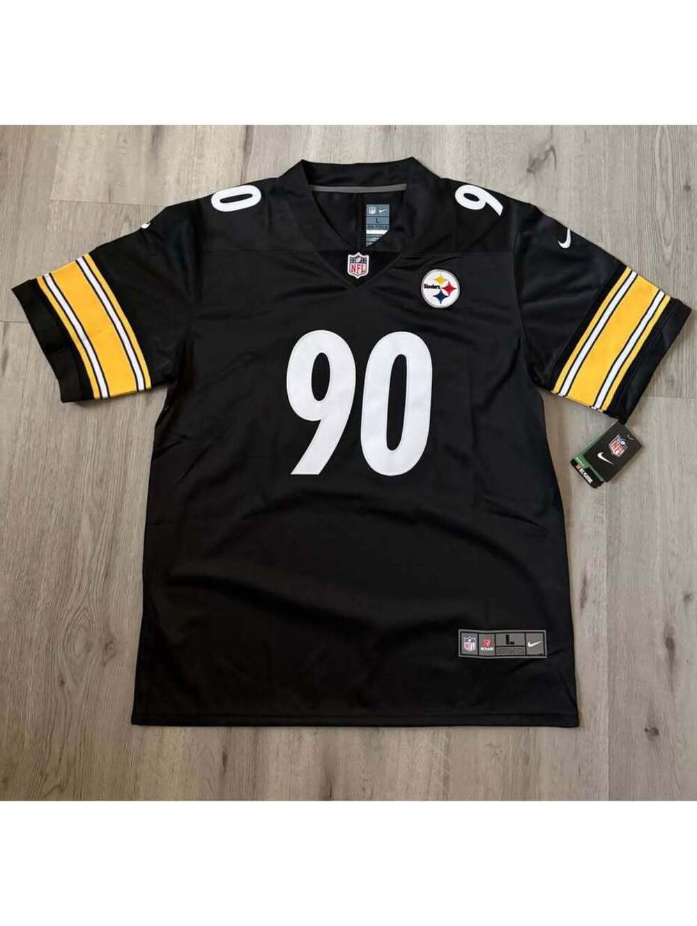 Nike Pittsburgh Steelers T.J. Watt #90 Jersey Size Large